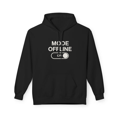 Hoodie — "Mode Offline" Toggle Graphic Sweatshirt