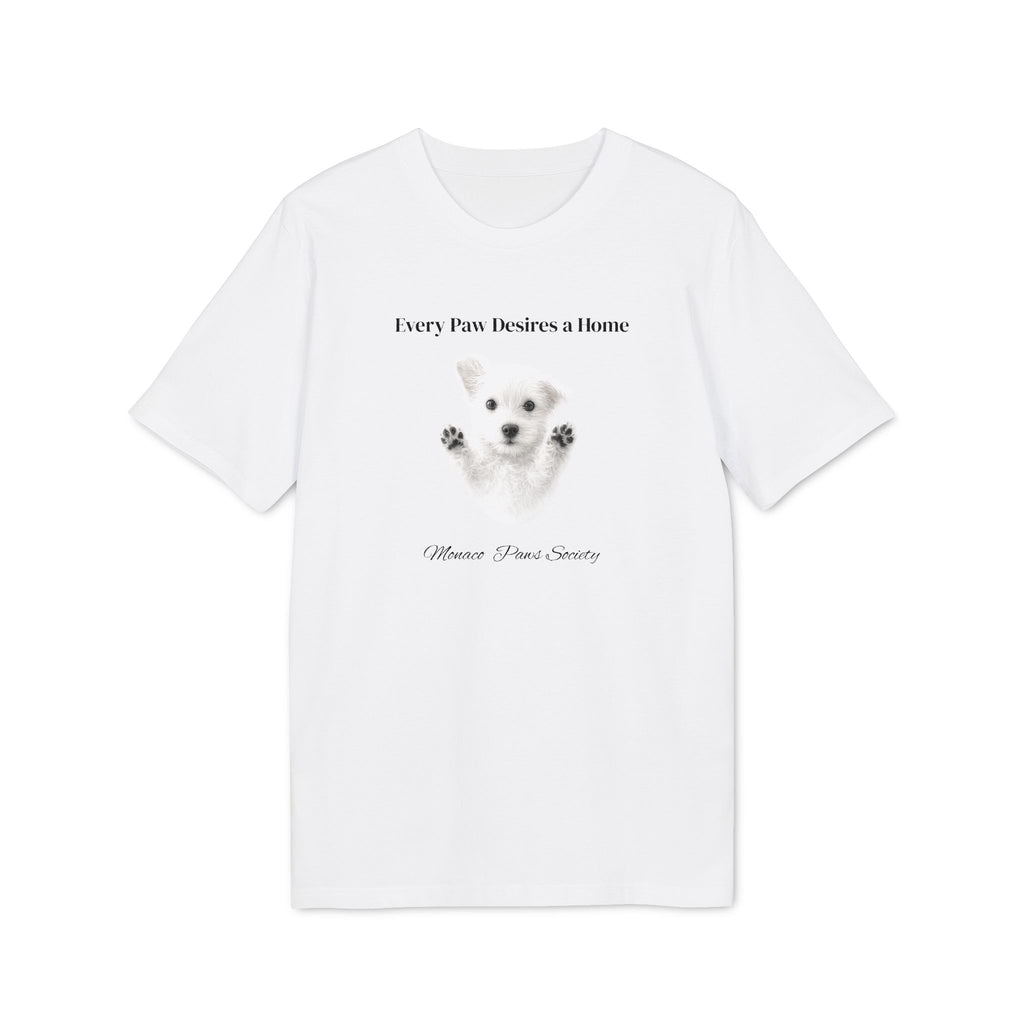 Every Paw Deserves A Home | Monaco Paws Society T-Shirt. Out of Play Cannes
