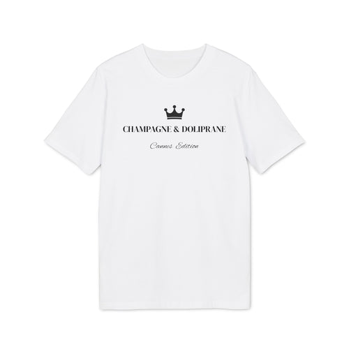 Champagne & Doliprane T-shirt – Cannes Festival Edition – Riviera Style Minimaliste
