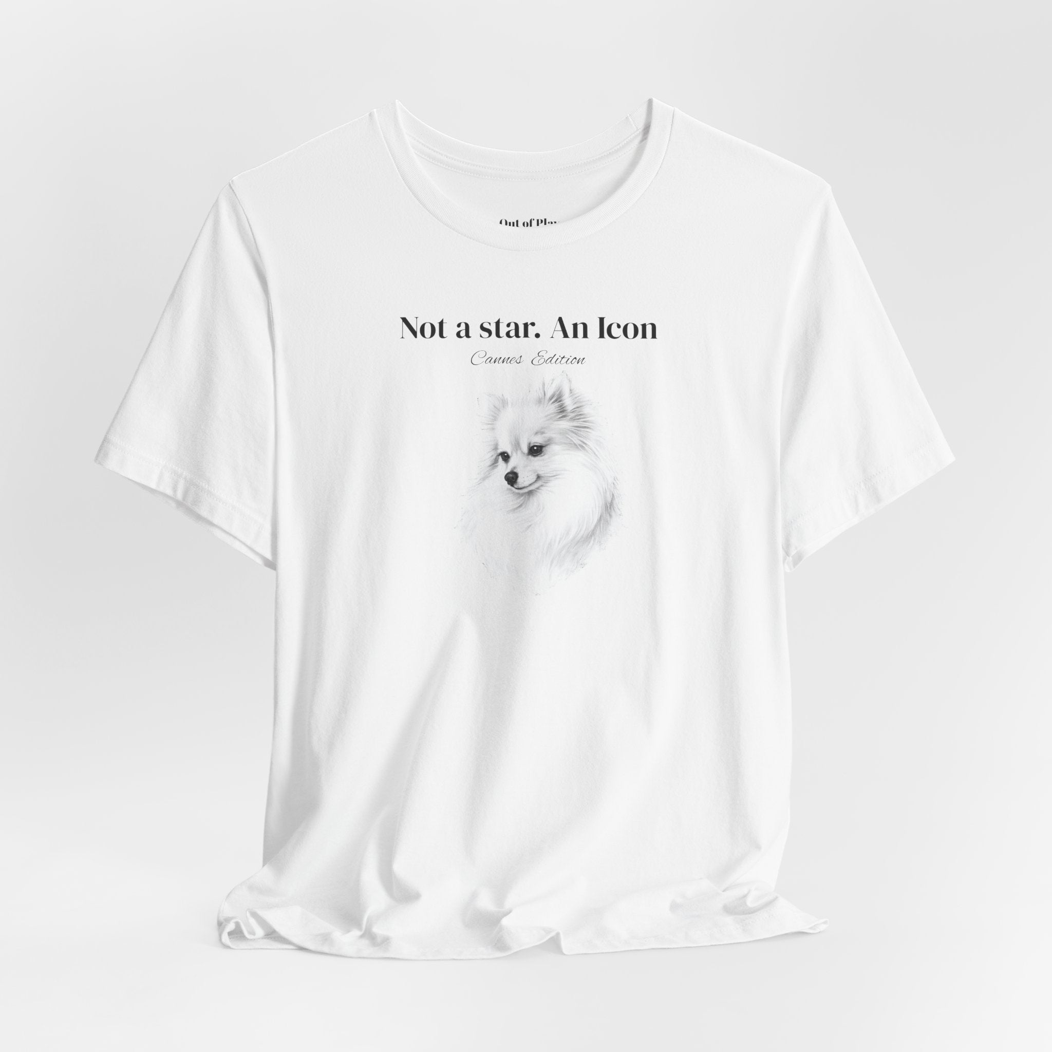 Not a star. An Icon - T-shirt Cannes Festival Edition.  Out of Play Cannes