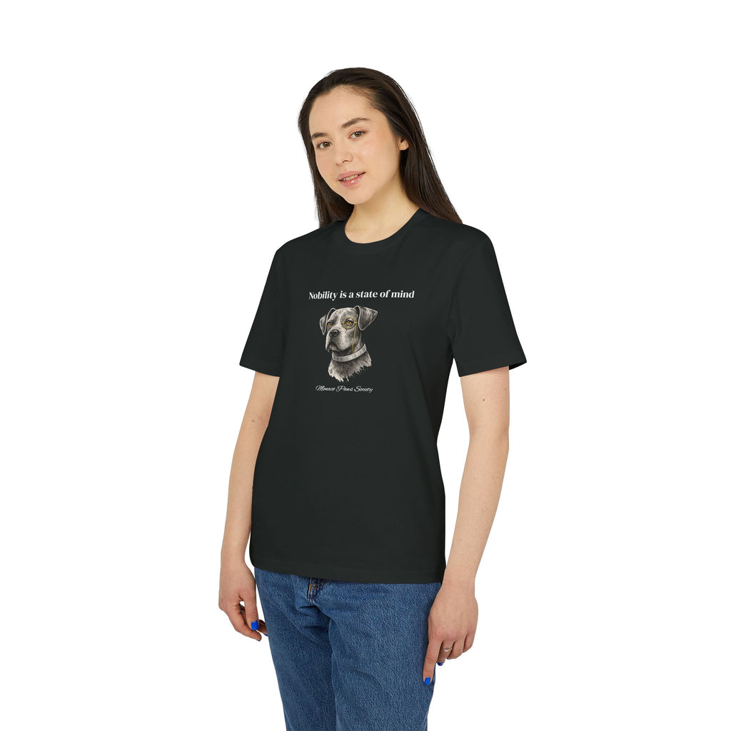 T-shirt Premium – Nobility Is A State Of Mind | Monaco Paws Society. OUT OF PLAY Cannes