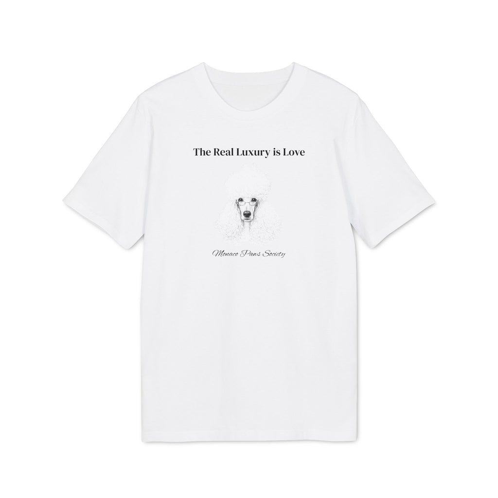 T-shirt Premium Femme – The Real Luxury Is Love | Monaco Paws Society. Out of Play Cannes