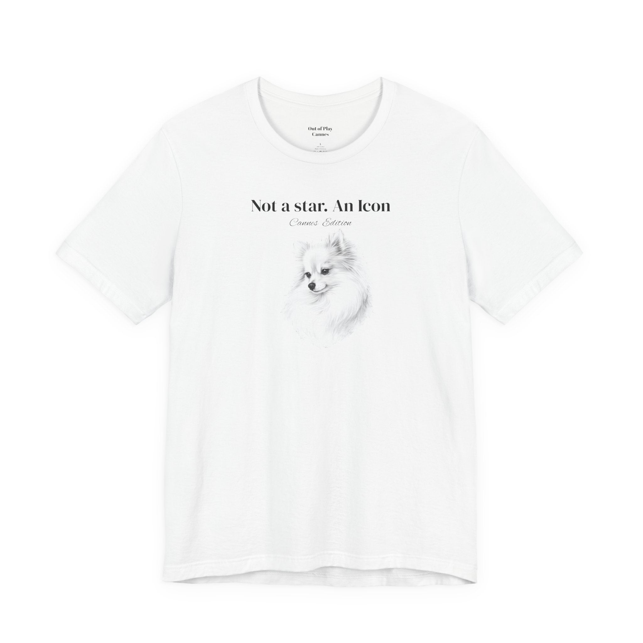 Not a star. An Icon - T-shirt Cannes Festival Edition.  Out of Play Cannes