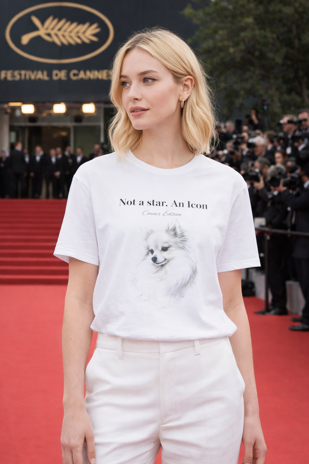 Not a star. An Icon - T-shirt Cannes Festival Edition.  Out of Play Cannes